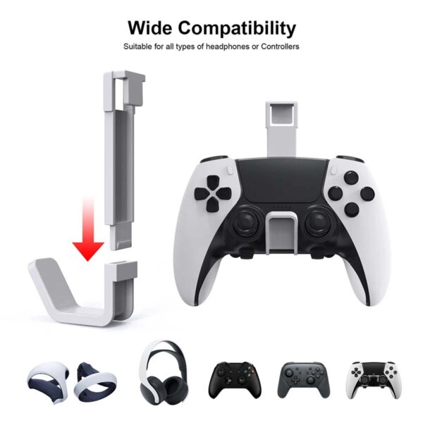 Playstation 5 Gaming Headset Controller Houder wit - Afbeelding 4