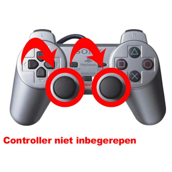 Thumbsticks voor de Playstation PS2/PS3 Controller - set van 2 - Afbeelding 3