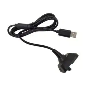 Oplaadkabel Xbox 360 1.5m zwart