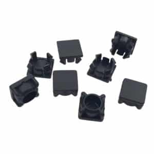 Rubber Voetjes Set voor PlayStation 2– Zwart