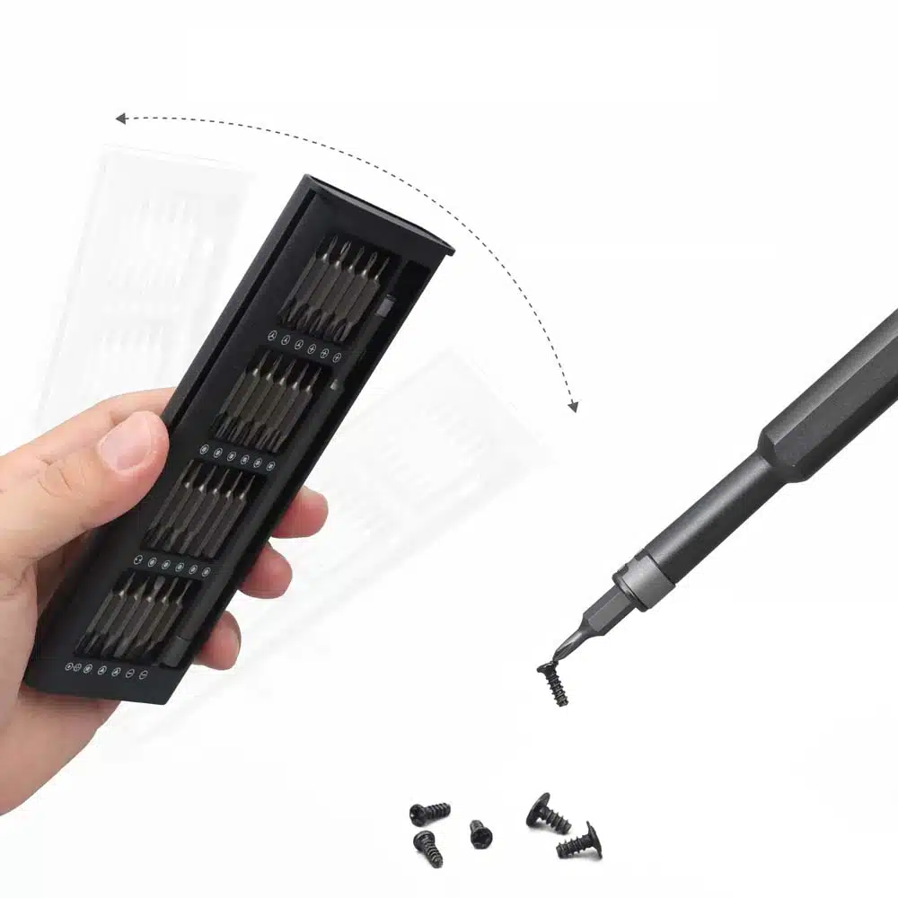 Schroevendraaier met 48-delig bit set – Precisie bits voor consoles, telefoons & reparatie - Afbeelding 3
