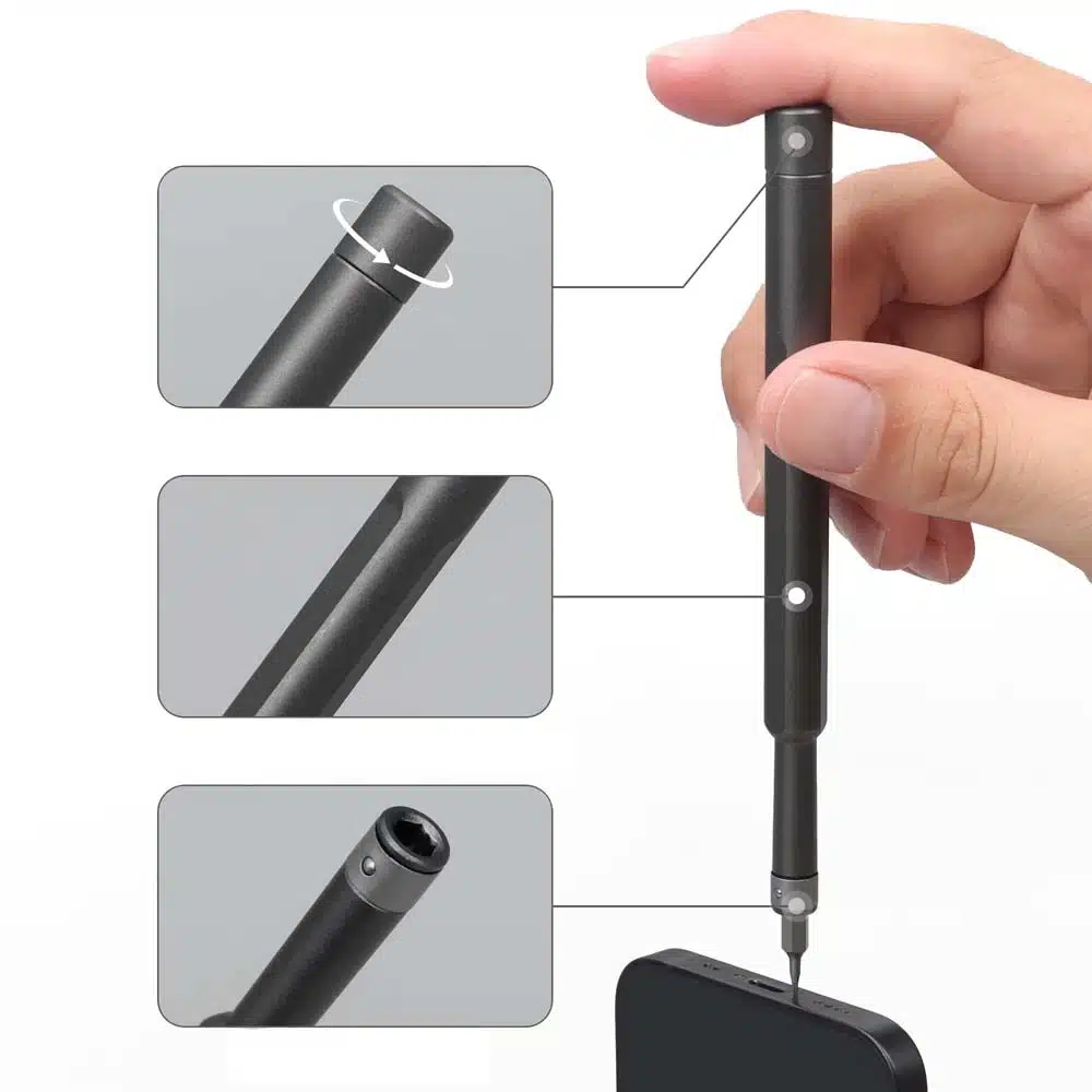 Schroevendraaier met 48-delig bit set – Precisie bits voor consoles, telefoons & reparatie - Afbeelding 5