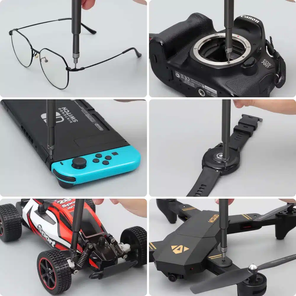 Schroevendraaier met 48-delig bit set – Precisie bits voor consoles, telefoons & reparatie - Afbeelding 6