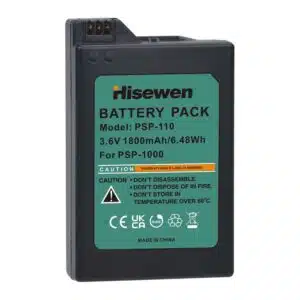 Hisewen 1800mAh 3,6V Lithium-ion Batterij / Accu voor PlayStation Portable PSP 1000